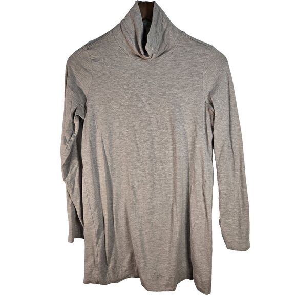 J Jill Luxe Supima Cotton Turtleneck Tunic Womens Small - Picture 1 of 5